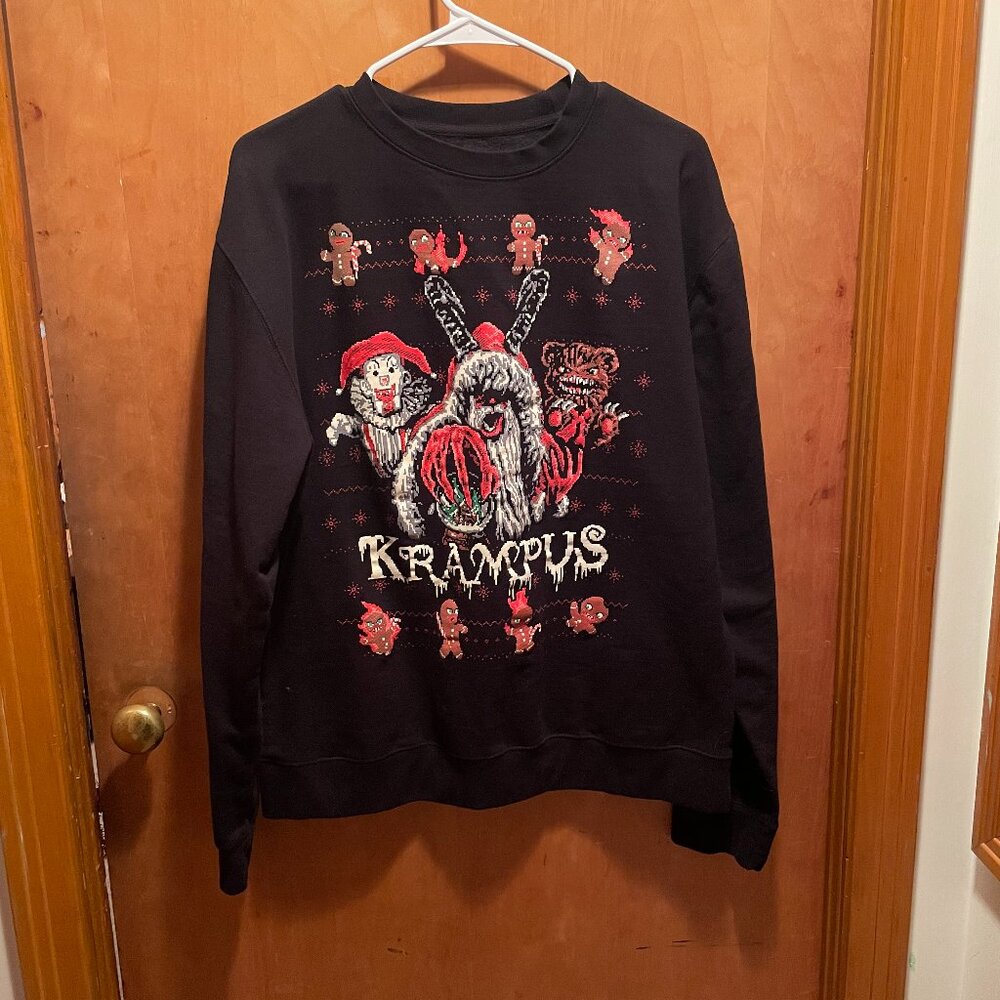 Krampus Crew Neck Sweatshirt (Unisex M)